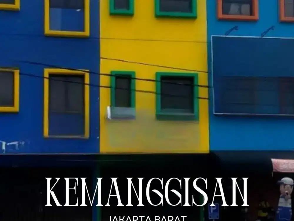 Dijual/Disewa Cepat Ruko Lokasi Strategis Dipinggir Jalan Kemanggisan Jakarta Barat