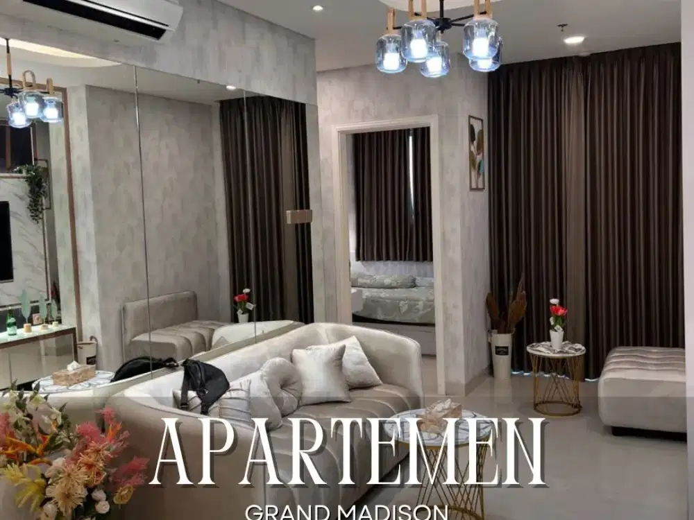 DIJUAL/DISEWA APARTEMEN GRAND MADISON CONDOMINIUM 2+1BR FURNISHED DI JAKARTA BARAT