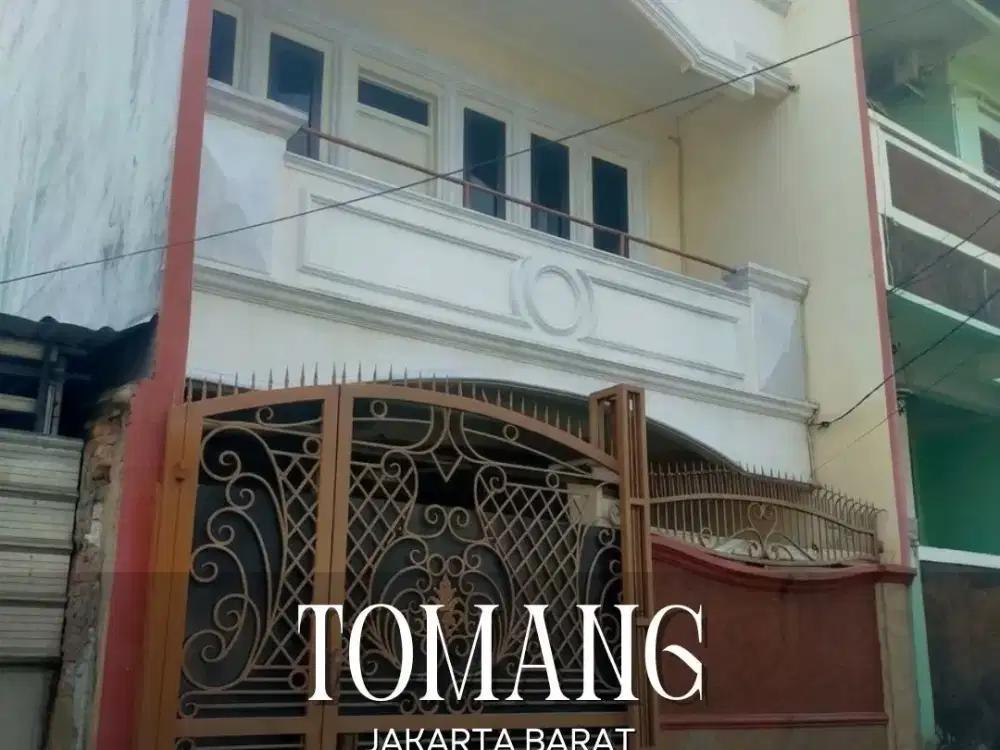 DIJUAL/DISEWA CEPAT RUMAH 3 LANTAI SIAP HUNI DI TOMANG JAKARTA BARAT