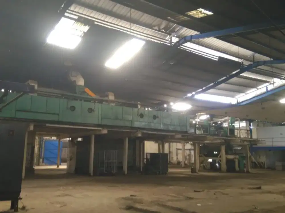 Pabrik Luas Siap Pakai Ijin Lengkap Akses Kontainer di Belakang Ateja