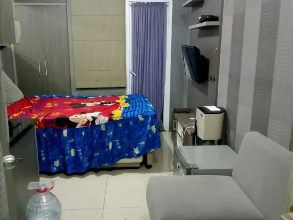 Green pramuka city apartment studio furnish Bougenville