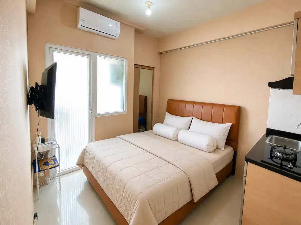 Green Pramuka City Tower Mall Orchid Studio Full Furnish Sesuai Foto