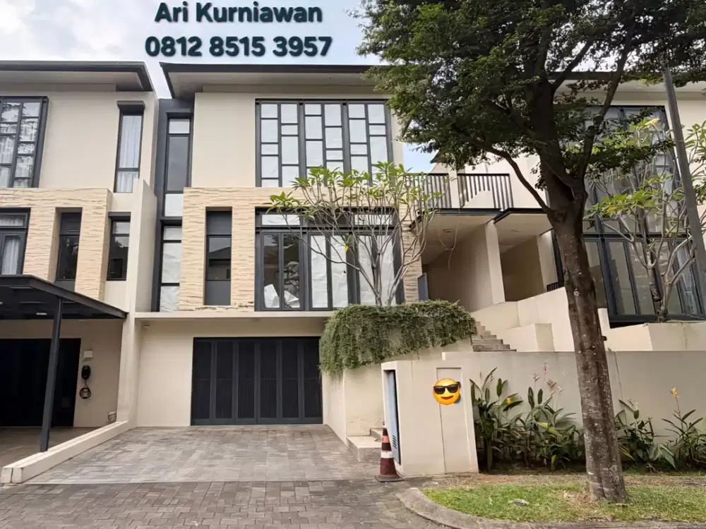 DIJUAL / DISEWAKAN CLUSTER LANCEWOOD AT NAVAPARK BSD COTY 10X22 3LANTAI FURNISH INCLUDE