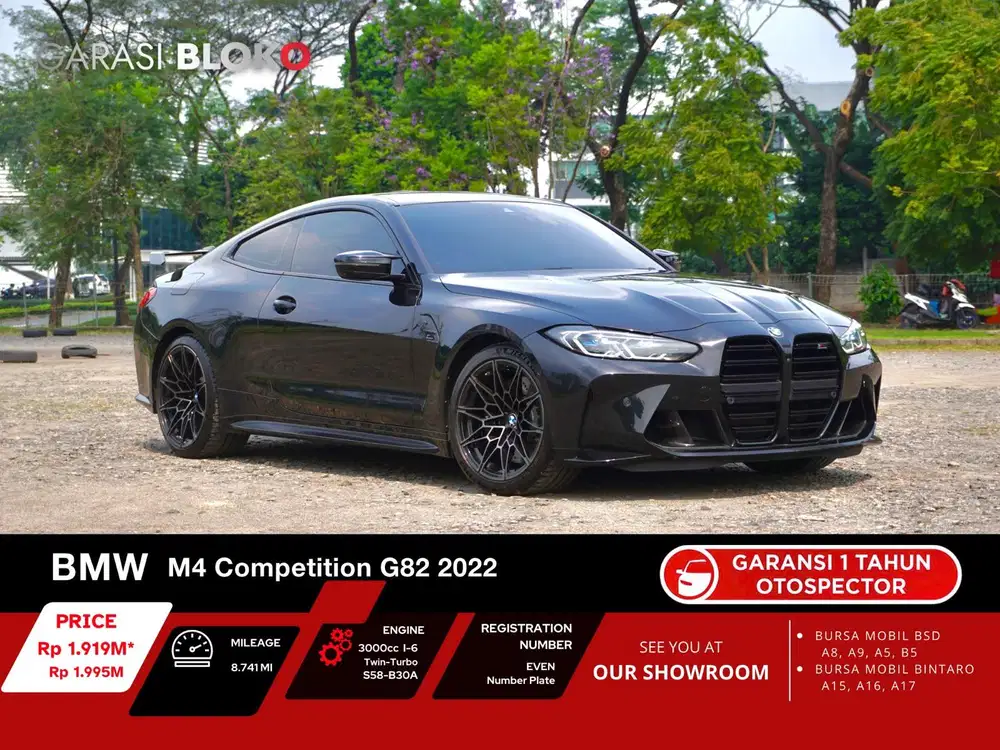 Odo 8rb Warranty ON - BMW M4 Competition Coupè S58 G82 2022