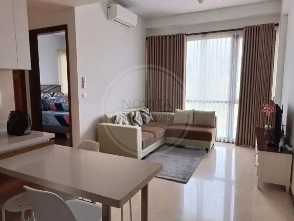 Dijual/Disewakan Apartemen Marigold Navapark BSD City Tangerang - 1 BR Fully Furnished