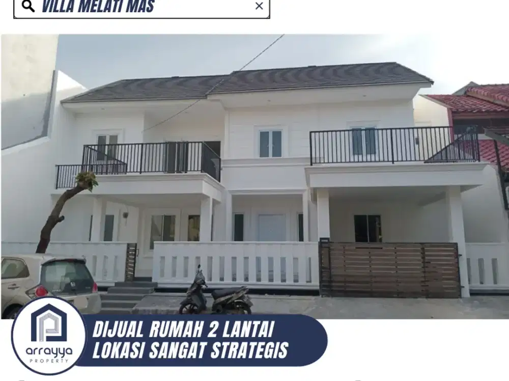 DIJUAL/DISEWAKAN RUMAH 2 LANTAI VILLA MELATI MAS (EN712)