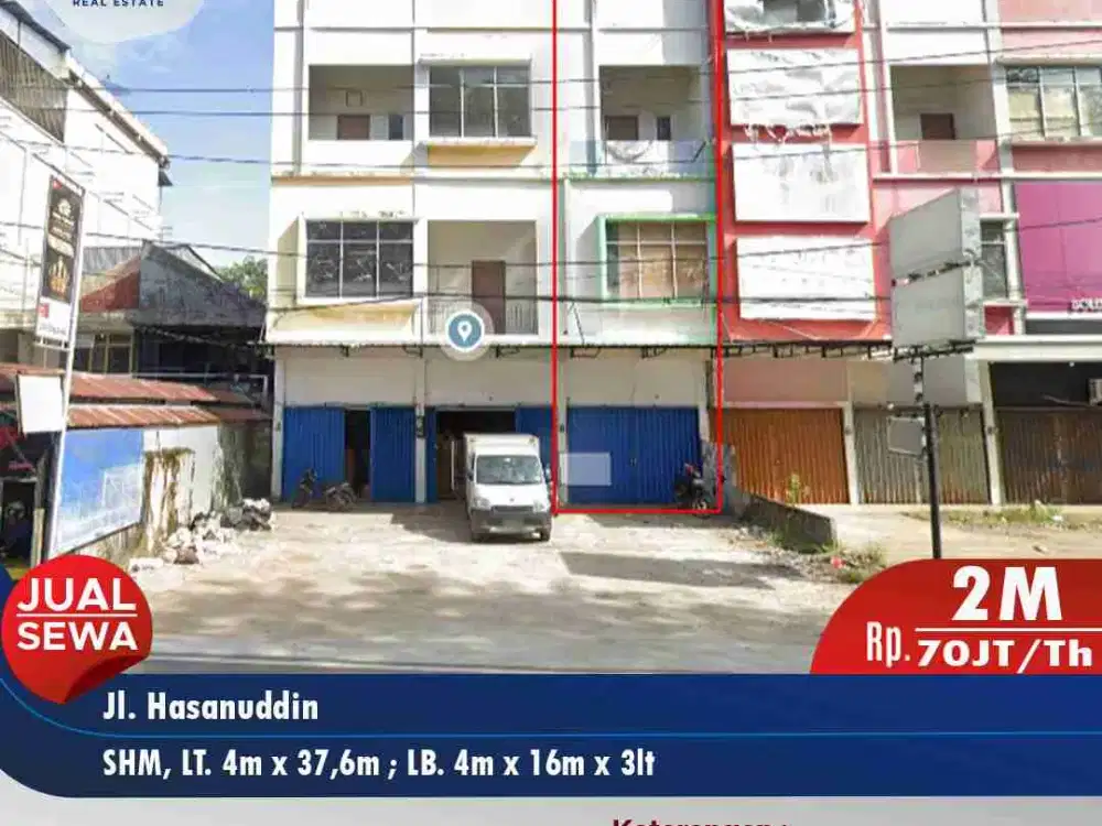 Ruko 3 unit jadi 1