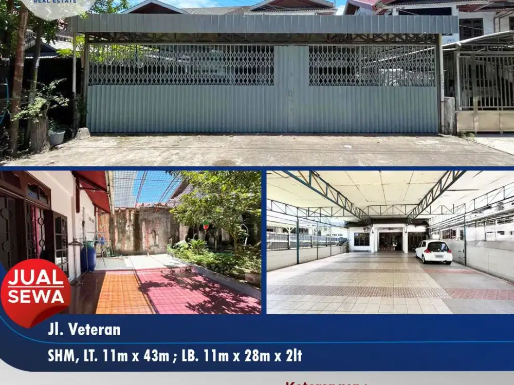 Dijual dan Disewakan ruko tepi jalan veteran, Pontianak