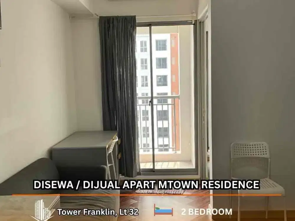 DIJUAL / DISEWA Apartment M-town Residence Tower Franklin Lt 32