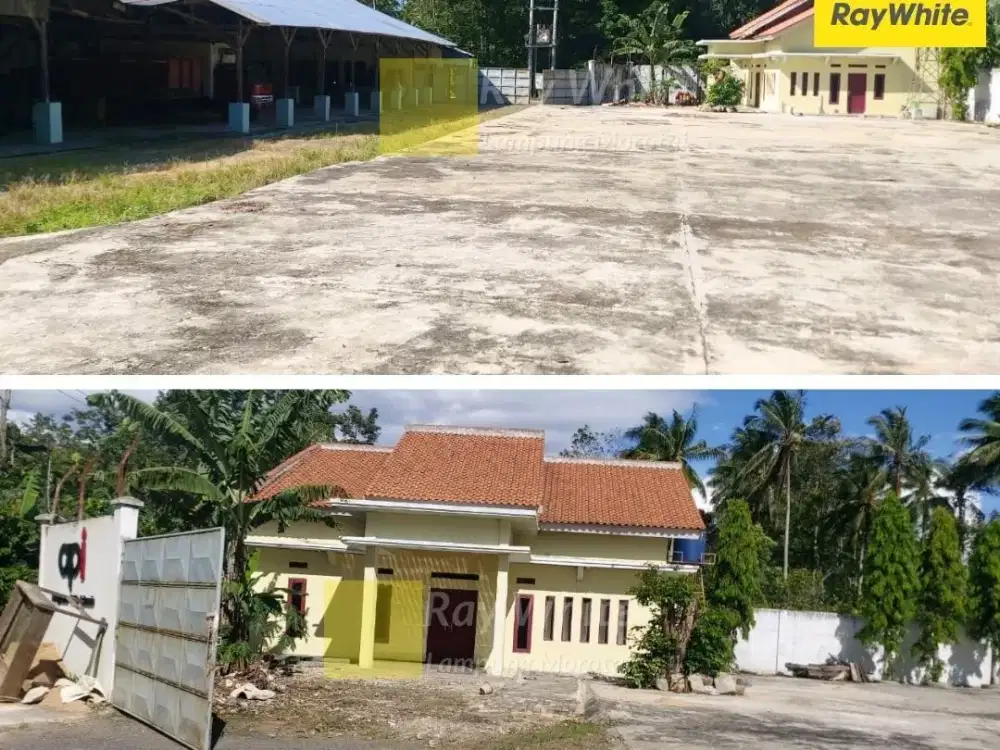 Dijual dan Disewakan Gudang dan Rumah Di JL. A. Yani, Gedong Tataan, pesawaran (KODE Ai 3689)