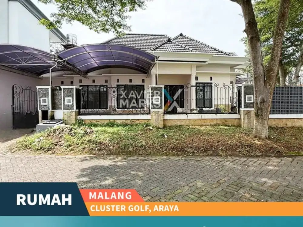 Dijual Rumah Hook Kawasan Eksklusif di Araya Malang