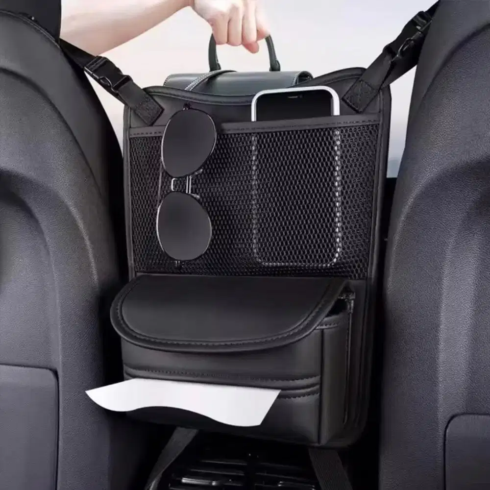 Car Net Storage Bag Tengah Jok