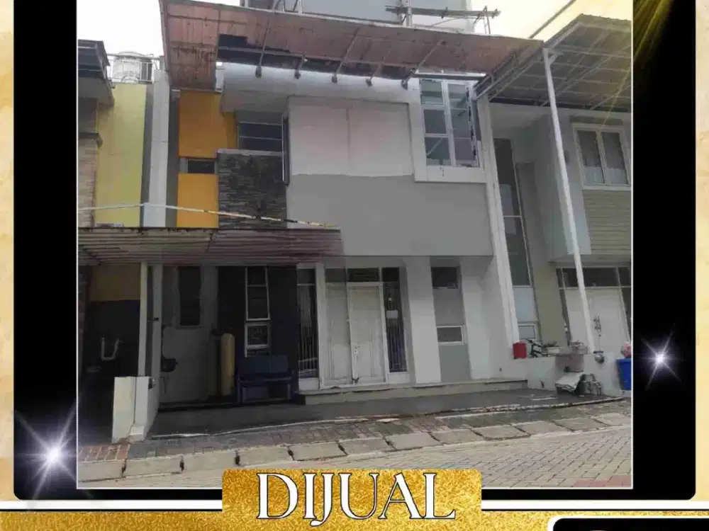 DIJUAL RUMAH 3,5 LANTAI  LUAS TANAH 144 M². DI GOLF LAKE CENGKARENG JAKARTA BARAT