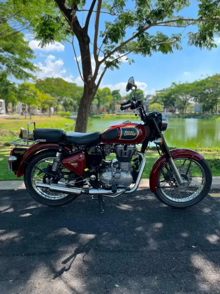 ROYAL ENFIELD BULLET CLASSIC 350 RED GUM 2017 FULL ORIGINAL NEGO