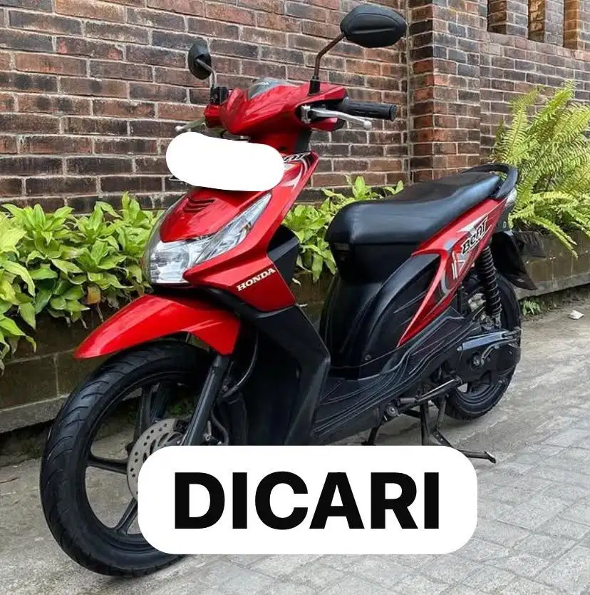 Di Cari Honda Beat 2009 Ke atas Beat Karbu 2011 Beat 2012 Beat 2008