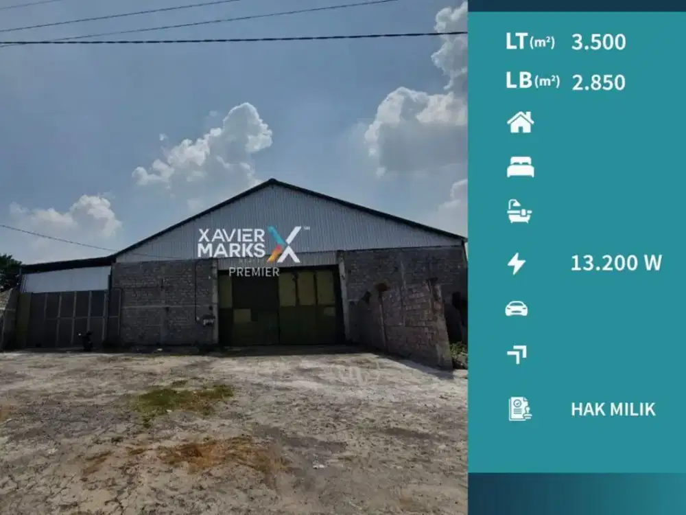 Dijual/Disewakan Gudang Super Luas di Bululawang Kab Malang