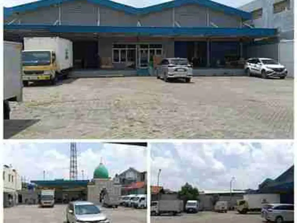 gudang Cakung jalan Raya Bekasi 2200m² tipar penggilingan