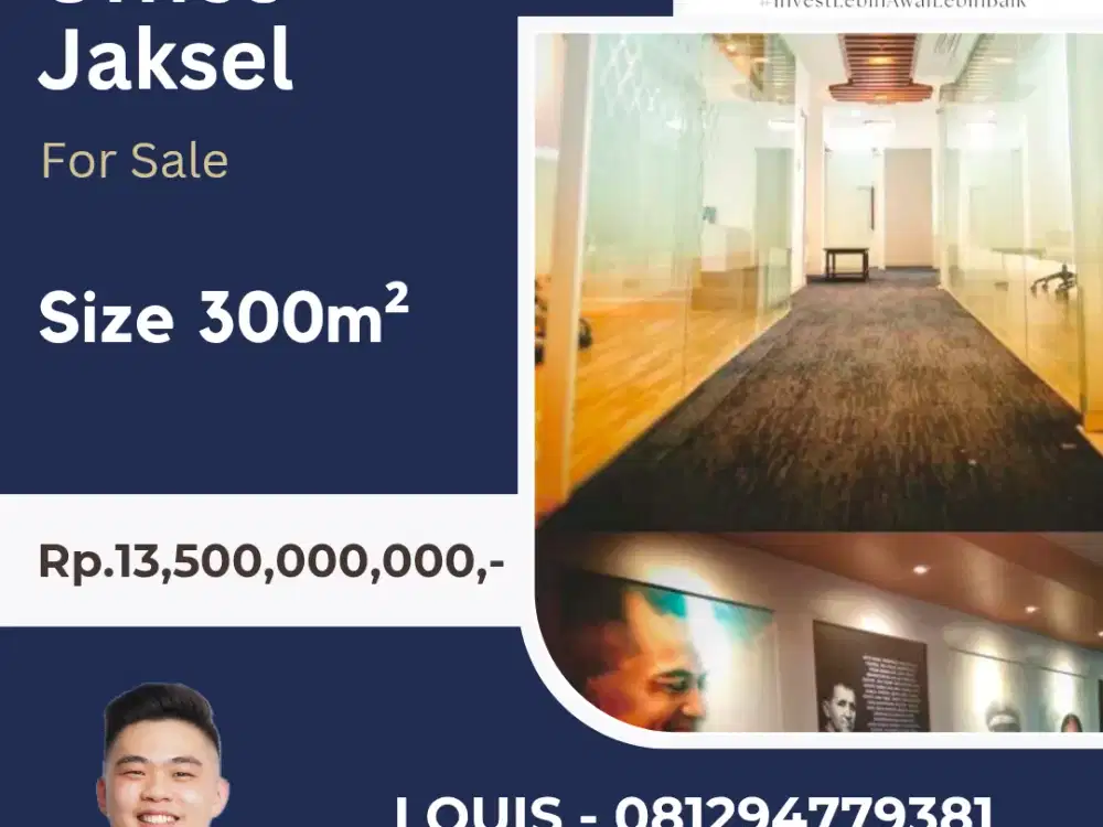 JUAL OFFICE SPACE ALAMANDA TOWER 300m²