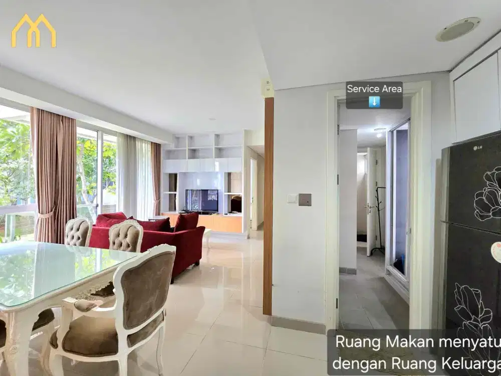 Rainbow Condovillas hunian bagus the Springs Gading serpong 2 BR