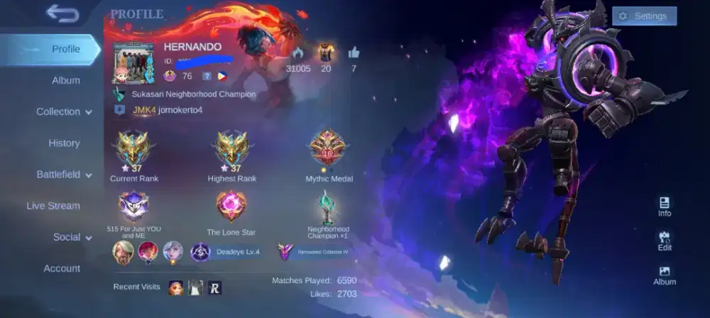 Akun Mobile legend murah