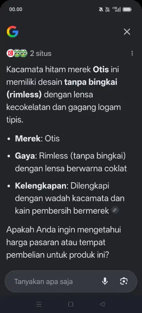 Kaca mata OTIS original like new