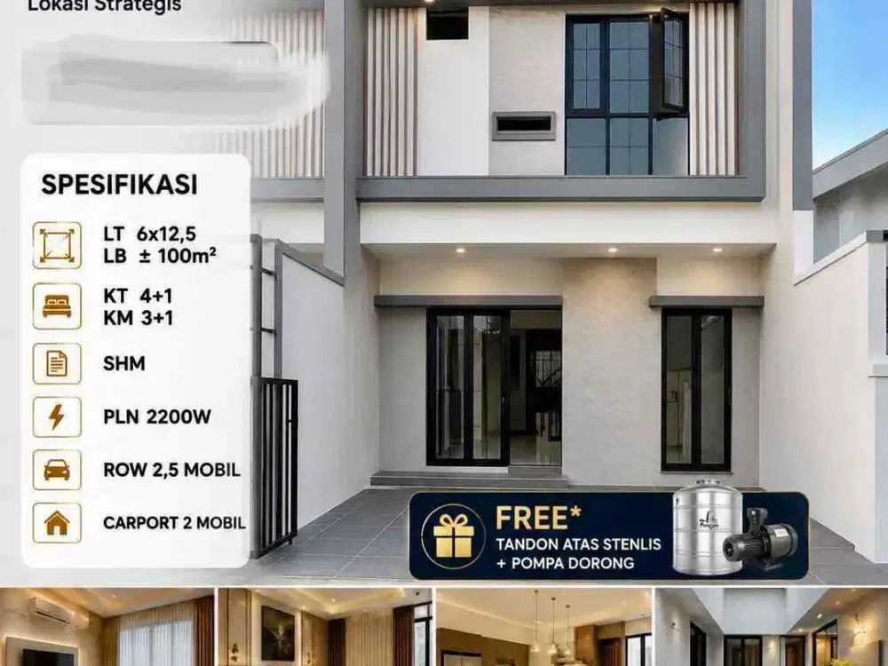 Sutorejo Baru 2 Lantai Minimalis Strategis Dkt ITS,Unair,Mulyosari,Wisma Permai