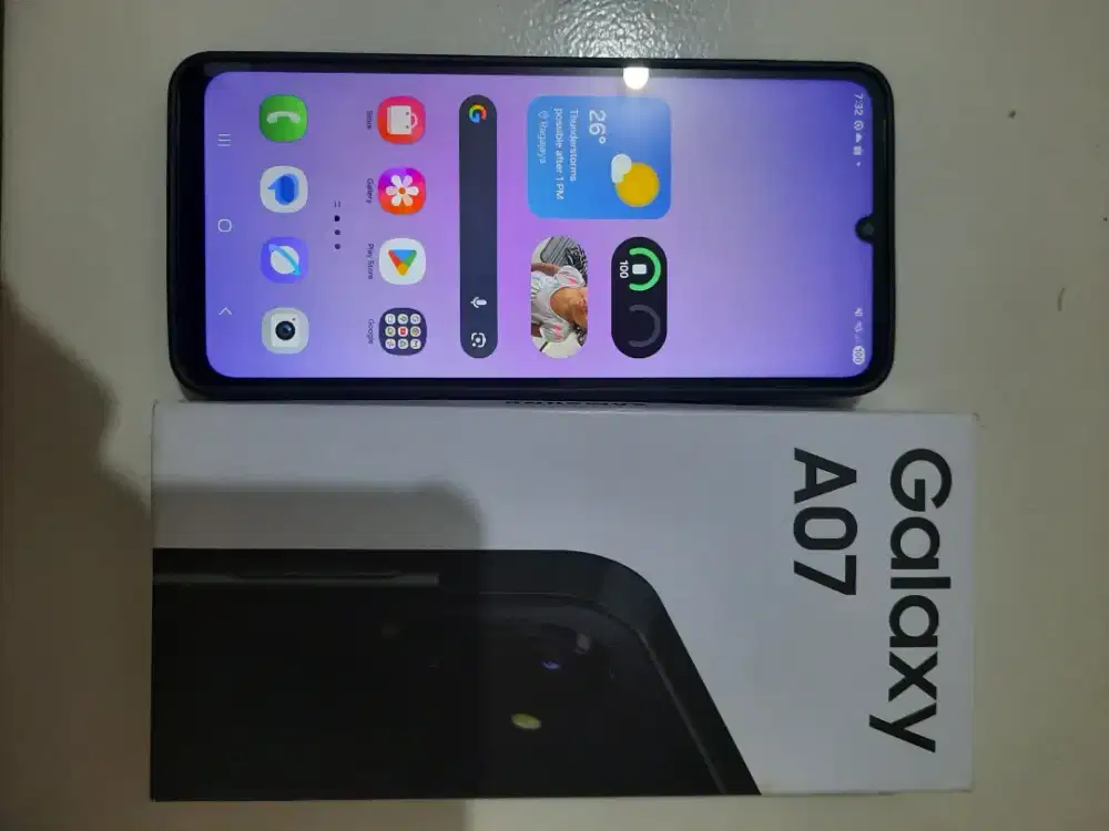 Samsung A07 6/128gb Fullset Mulus Like new Black