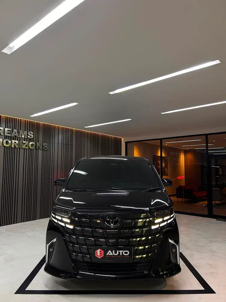 Toyota Alphard 2.5 G 2025 Hitam Km37rb B197JHY Nik 2024