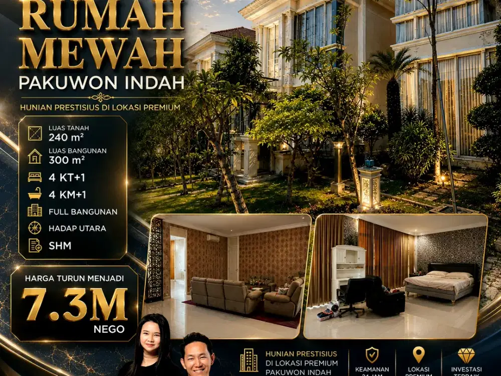 JUAL MINIMALIS MEWAH PAKUWON INDAH DKT GRAHA VALENCIA LONTAR