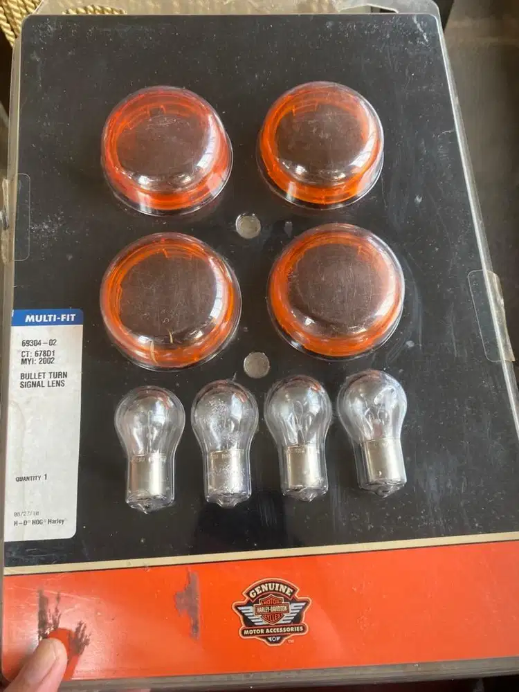 Harley Davidson Bullet Turn Signal Lens Kit