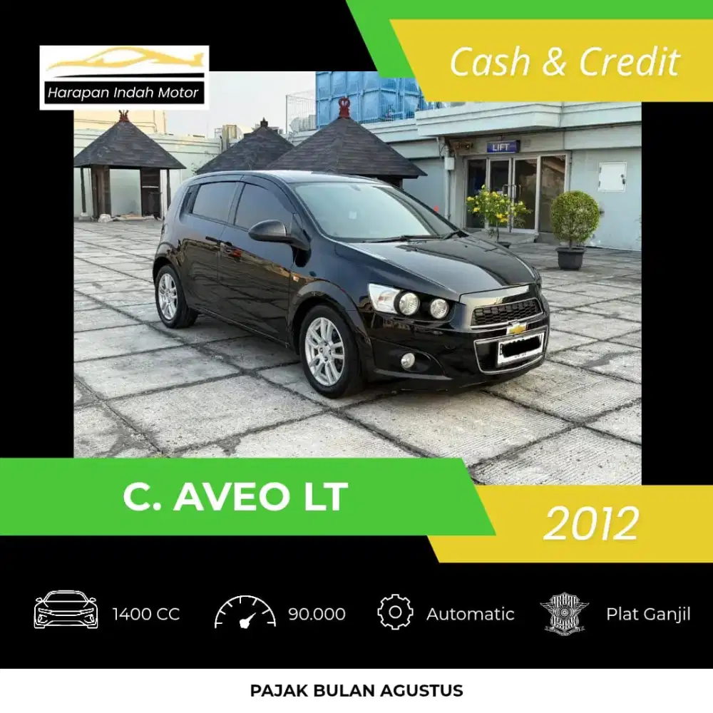 Chevrolet Aveo LT 2012 Low KM 90RB Antik