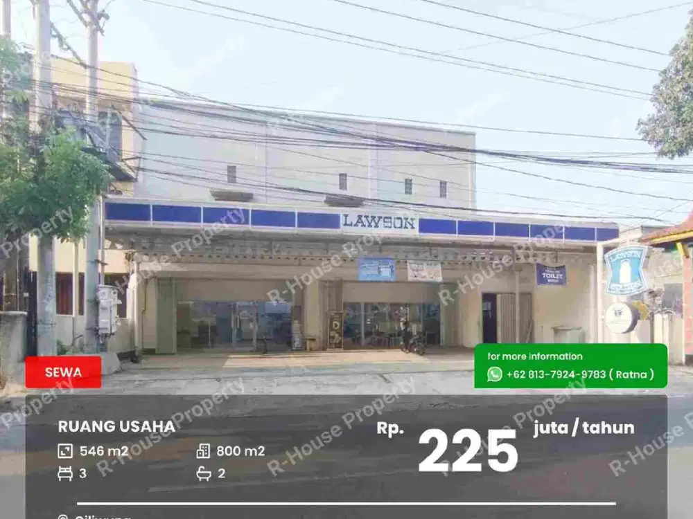 Ruang Usaha poros jalan Ciliwung