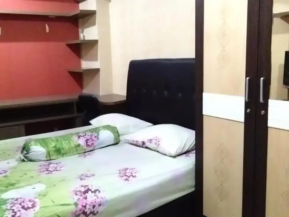 The green pramuka city studio furnish sewa per bulan