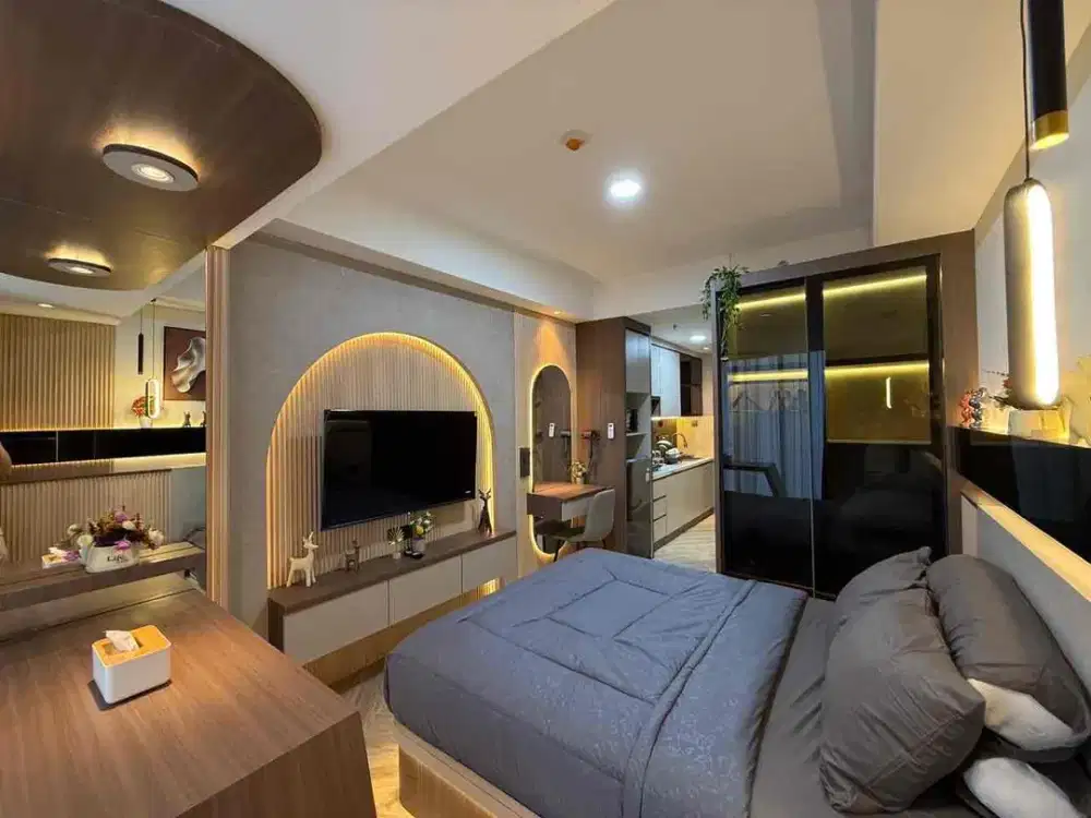 Jual Apartemen Studio Pollux Habibie Mitra Raya Batam Center Seaview Full Furnish