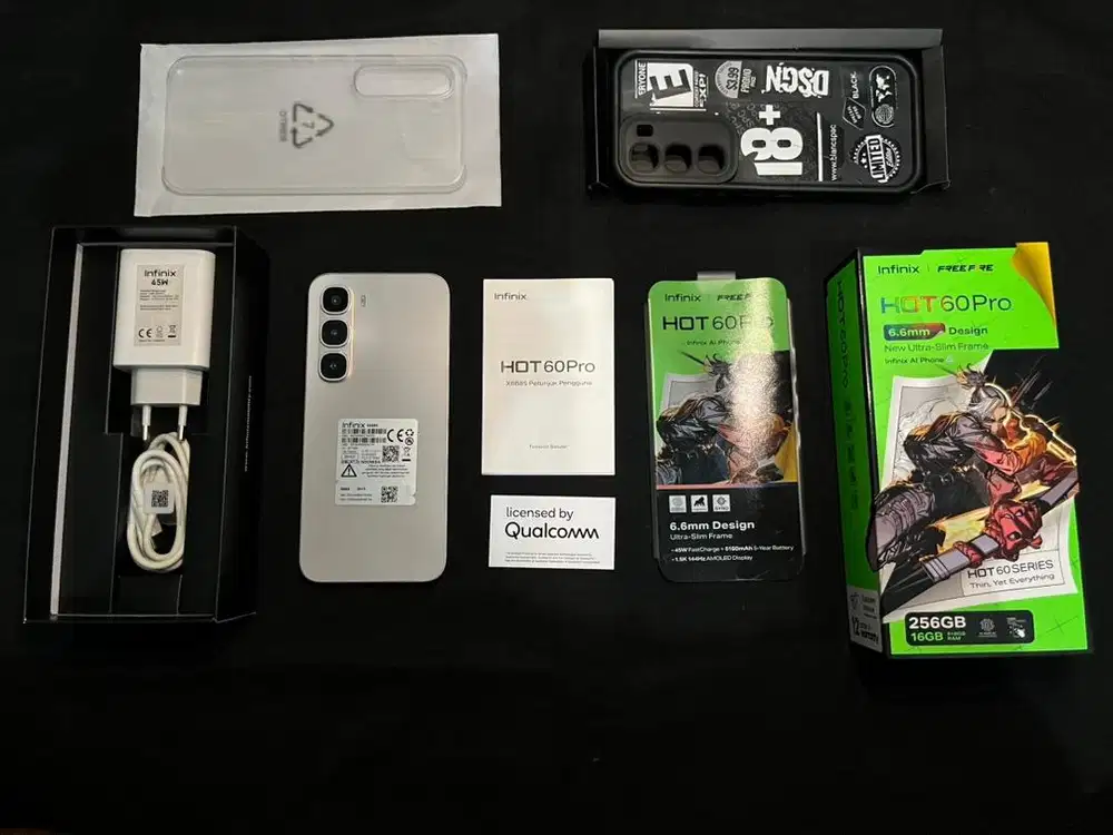 INFINIX HOT 60 PRO 8/256 100% MULUS SEBULAN PAKE GARANSI JUNI  2027