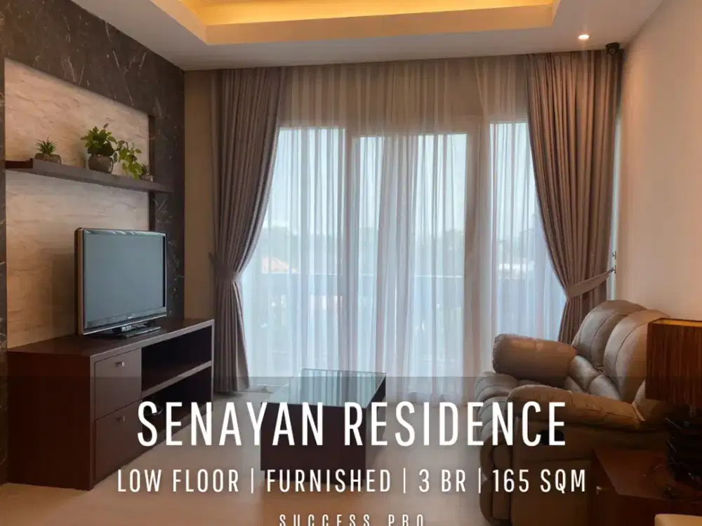 For Sale & Rent! Senayan Residence Tower 1 Low Floor with Golf View