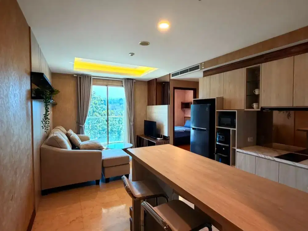 Y. DIJUAL DAN DISEWAKAN APARTEMEN MEWAH FURNISH 2BR HEGARMANAH TIPE ONYX