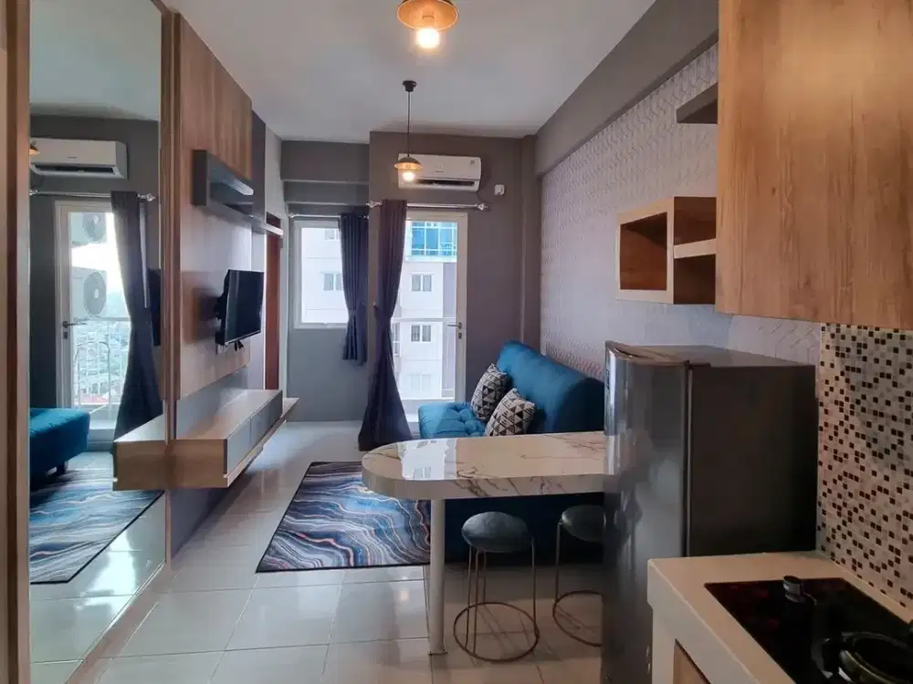 NEW UNIT! Apartemen Puncak Dharmahusada, Tower B - 2BR, Full Furnish