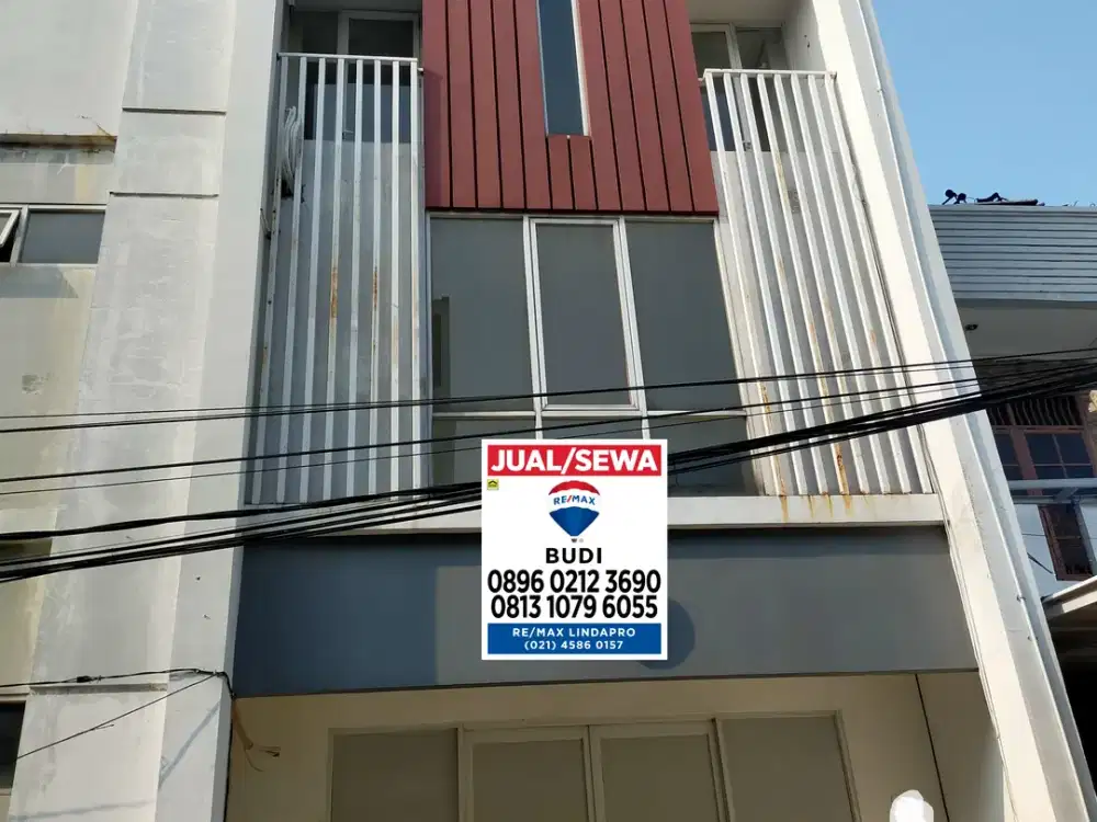 Disewa Dijual Ruko Kelapa Gading Dekat Polsek Lama cocok untuk toko online 3 Tk 5 X 12