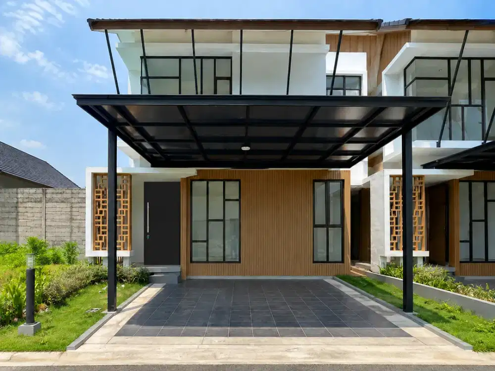Rumah 2lt luas 8x17 136meter 3KT Cluster Mahakam JGC Jakarta Garden City