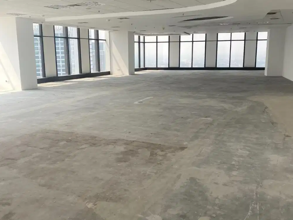 Alamanda tower unit kantor dijual/disewa, lantai tinggi city sunset view lokasi strategis depan tol JORR, fasilitas gedung lengkap
