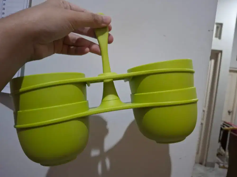 Tupperware Twin Keeper Wadah Bumbu 2 Sekat Original