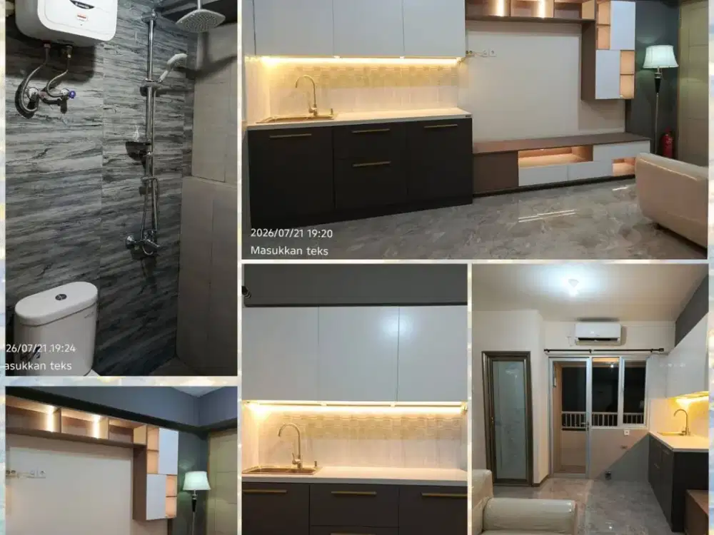 Dijual apartemen 3BR Educity Princeton lantai 23, furnished, Surabaya Timur