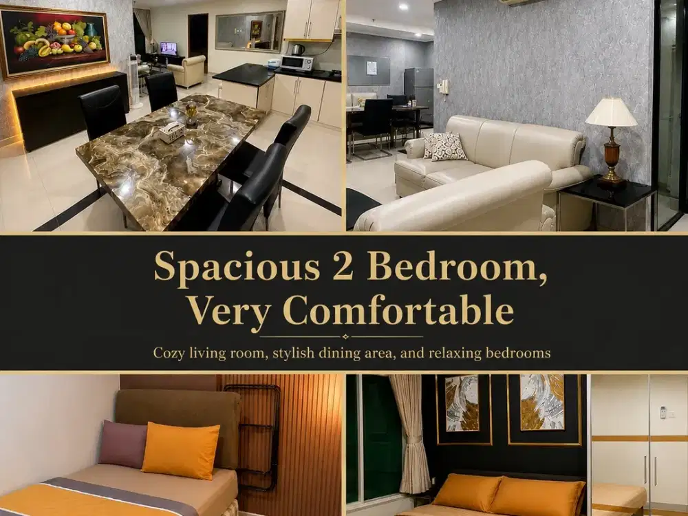 DIJUAL CEPAT HAMPTONS PARK Pondok Indah 98M2 FULLY FURNISHED Tower B