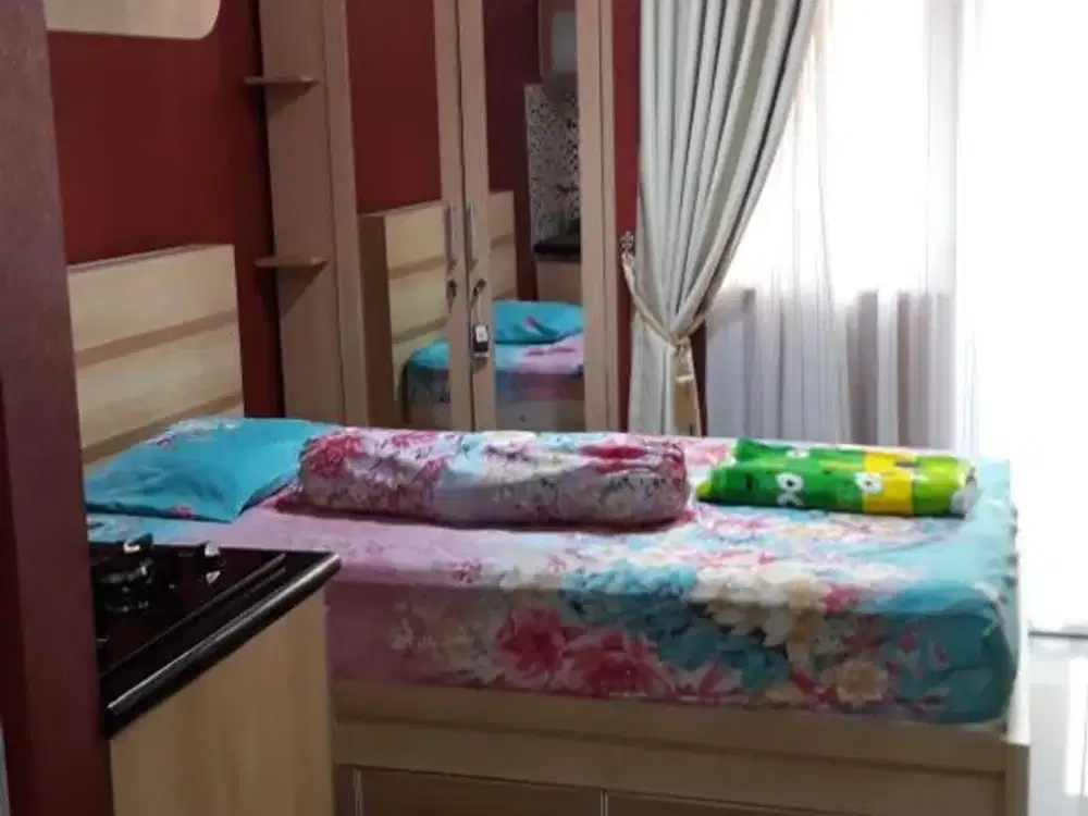 Apartemen the green pramuka city studio mall furnish
