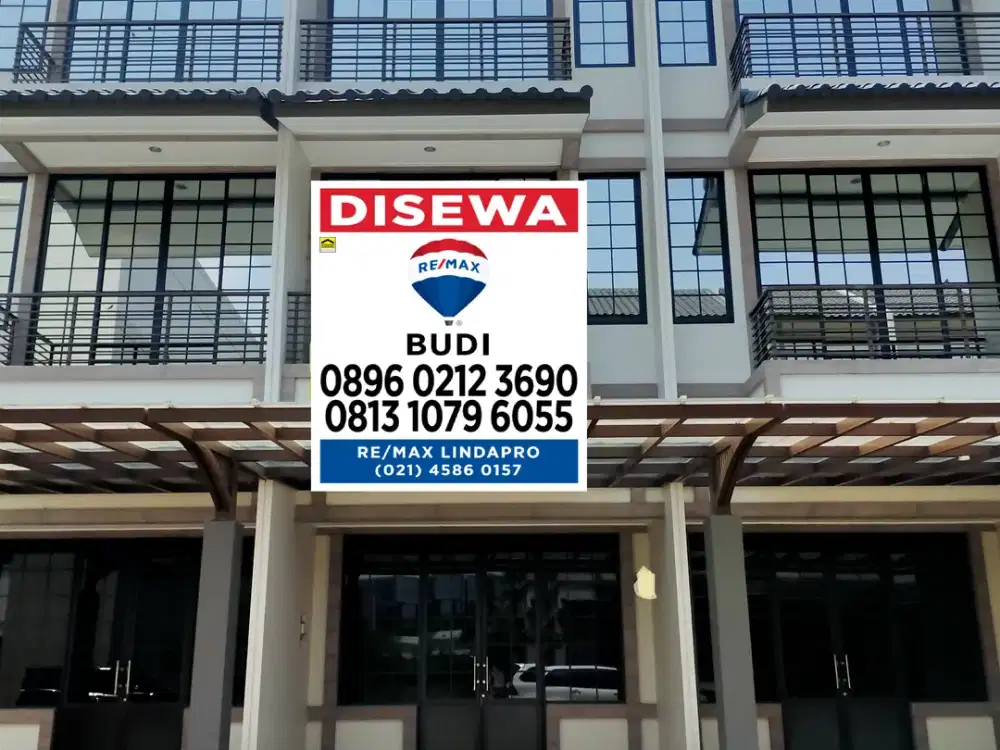 Disewa Ruko Sedayu City Kelapa Gading Harus Tersewa 3 Lantai LT 4,5 X 17,5