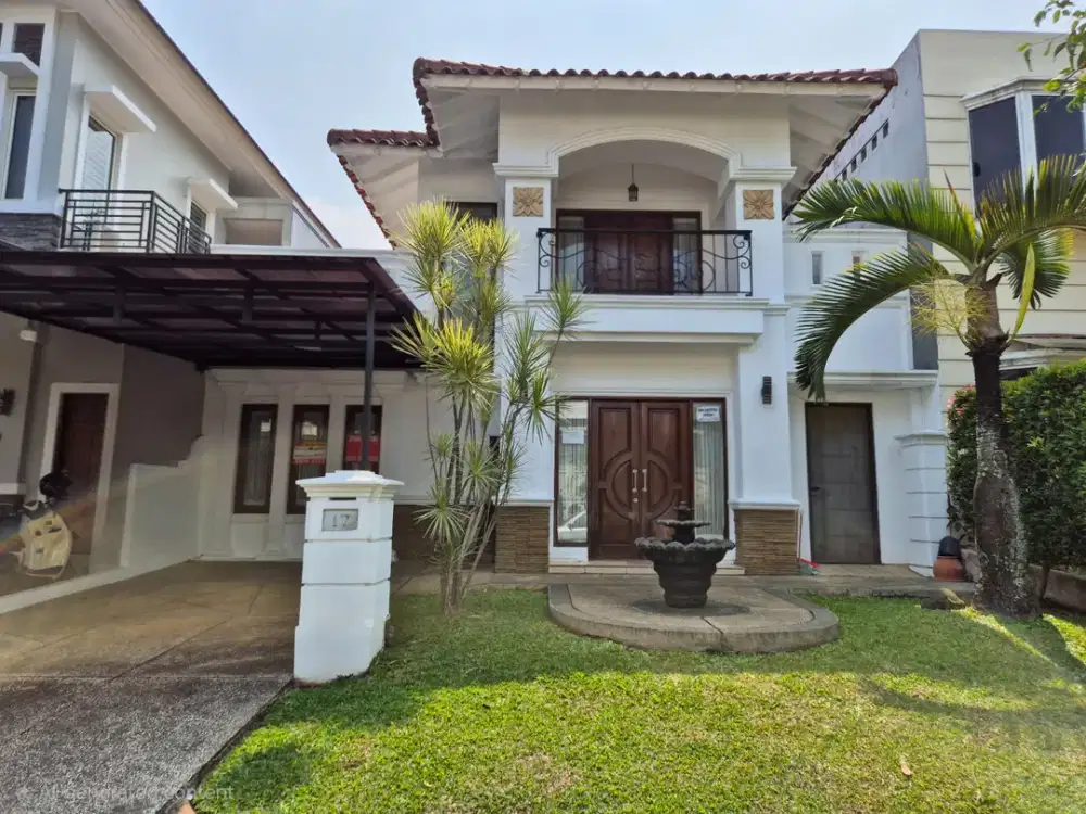 Disewakan Murah Rumah Mewah Dalam Cluster Elit Beverly Golf Lippo Karawaci