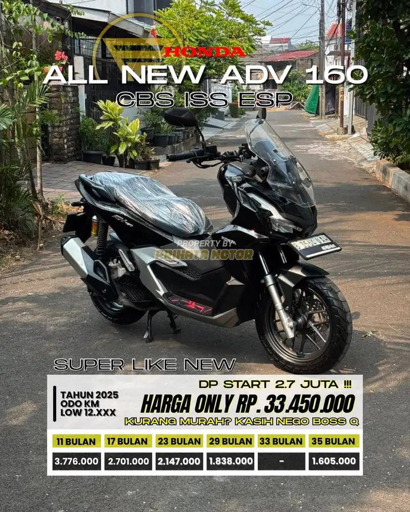 HONDA ALL NEW ADV 160 CBS ISS ESP 2025