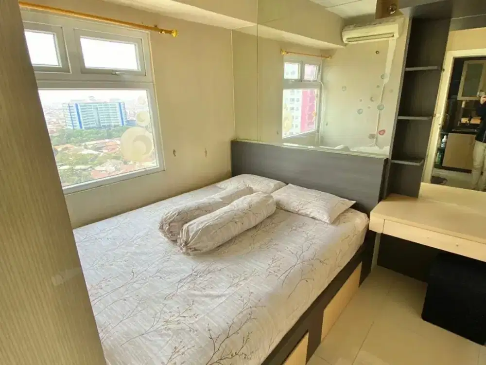 The green pramuka unit 2 BR full furnished apartment residence baca deskkripsi