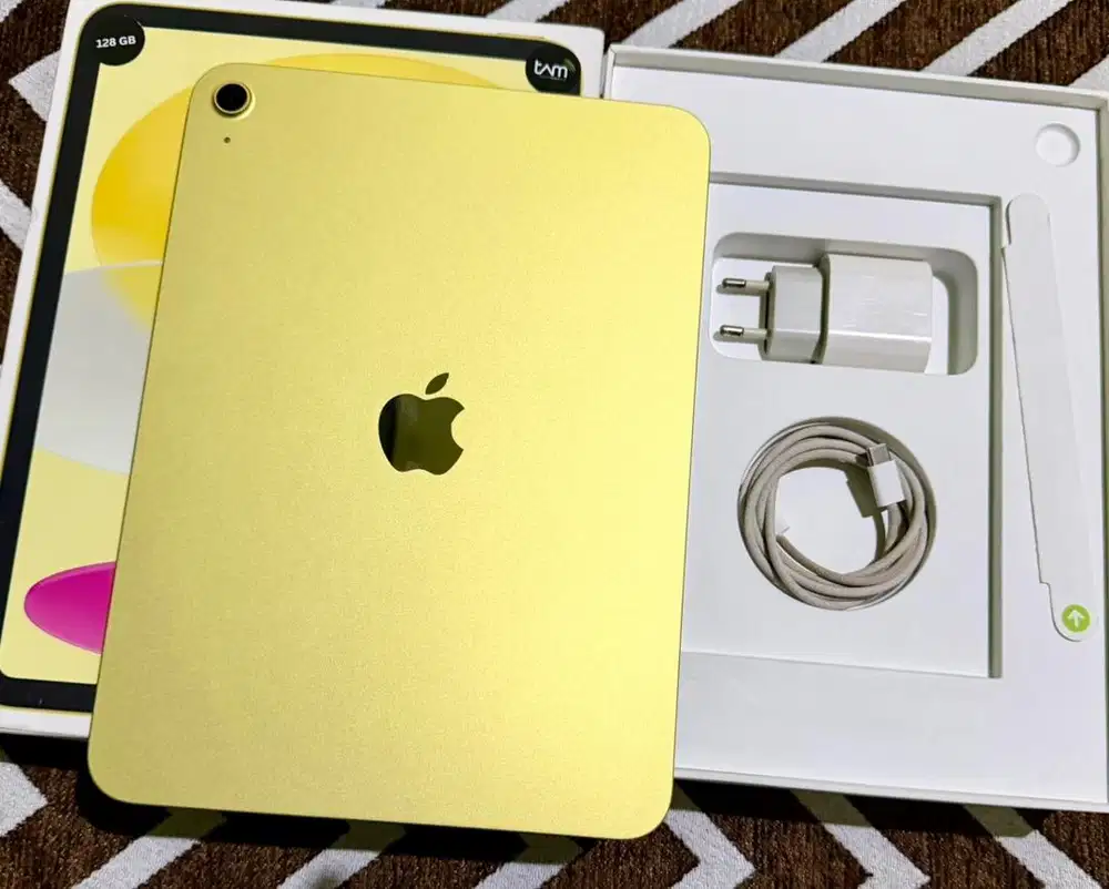 iPad 11 inch(A16) 128 Yellow iBox BH 100% Siklus 38 On Garansi 02/2027